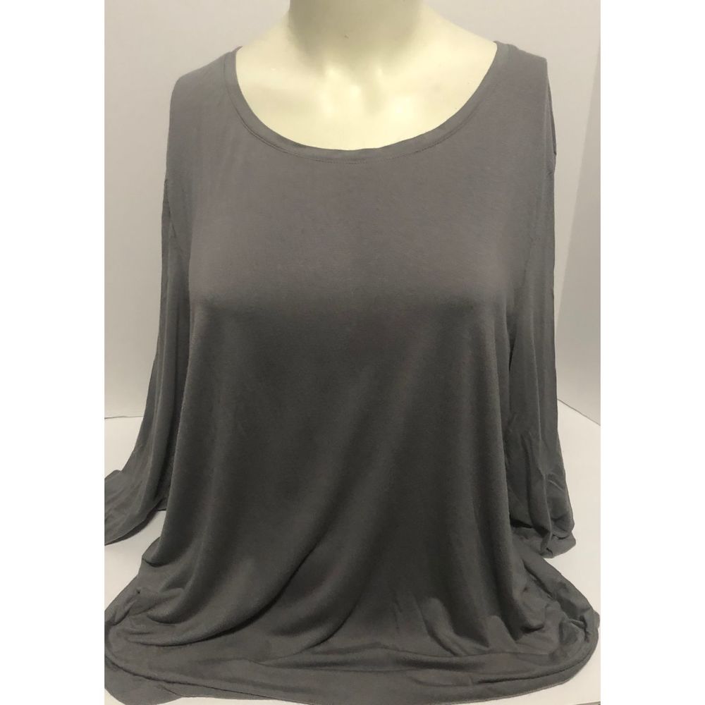 JM Collection Women’s Blouse Gray size XL